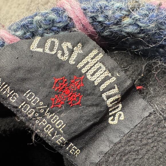 Lost Horizons Sundance Catalog Wool Fleece Lined Beanie Hat Handmade Cozy - Picture 3 of 6